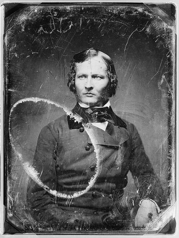 Portrait of unidentified man [between 1844 and 1860], by Mathew Brady’s studio